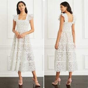 Hill House Lace Ellie Nap Dress Collectors Edition 2022 White Lace Size XXS